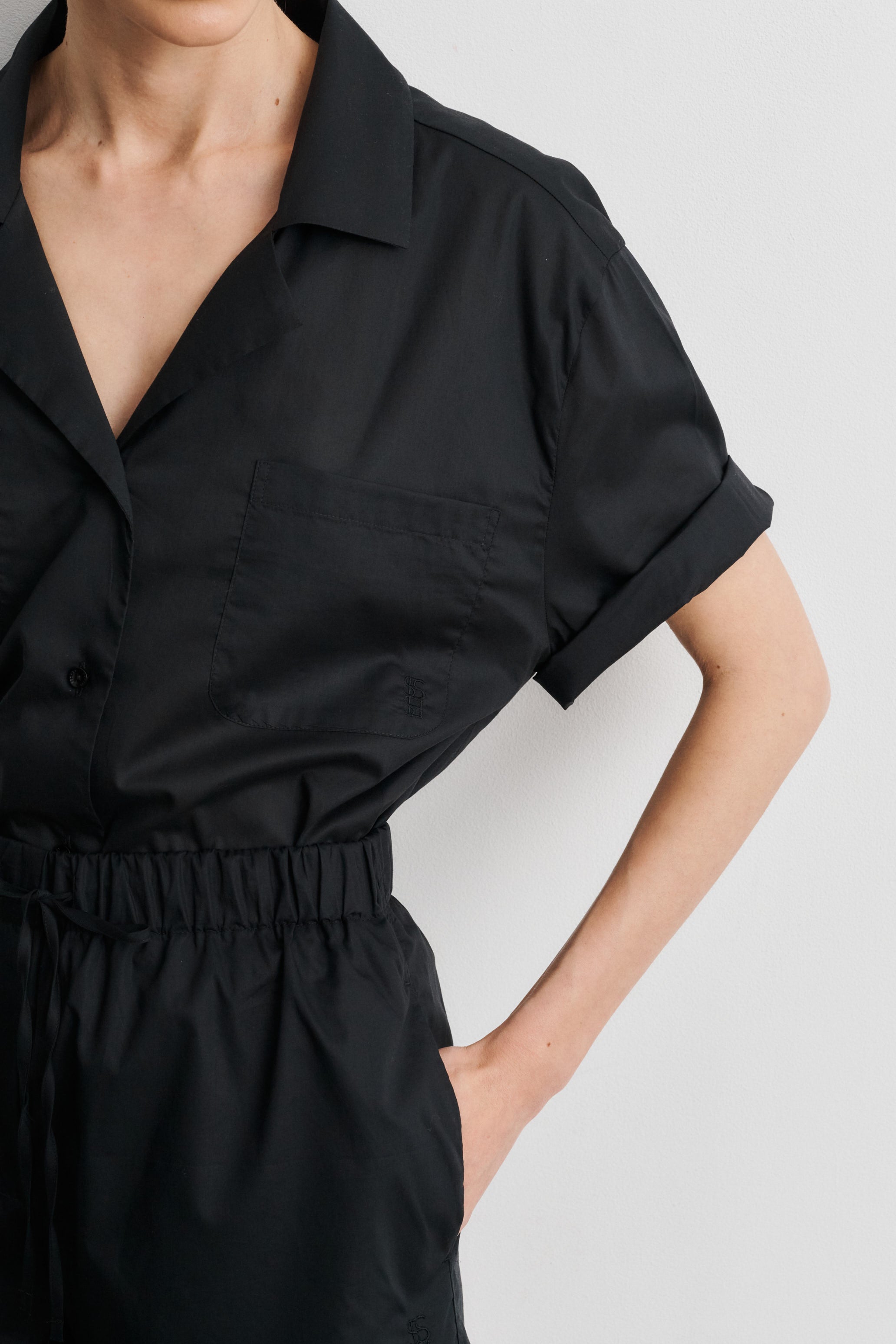 Chemise en coton blanc brodé pour femmes - 6H277 - Manches longues et Chemise en coton blanc brodé pour femmes - 6H277 - Manches longues et
