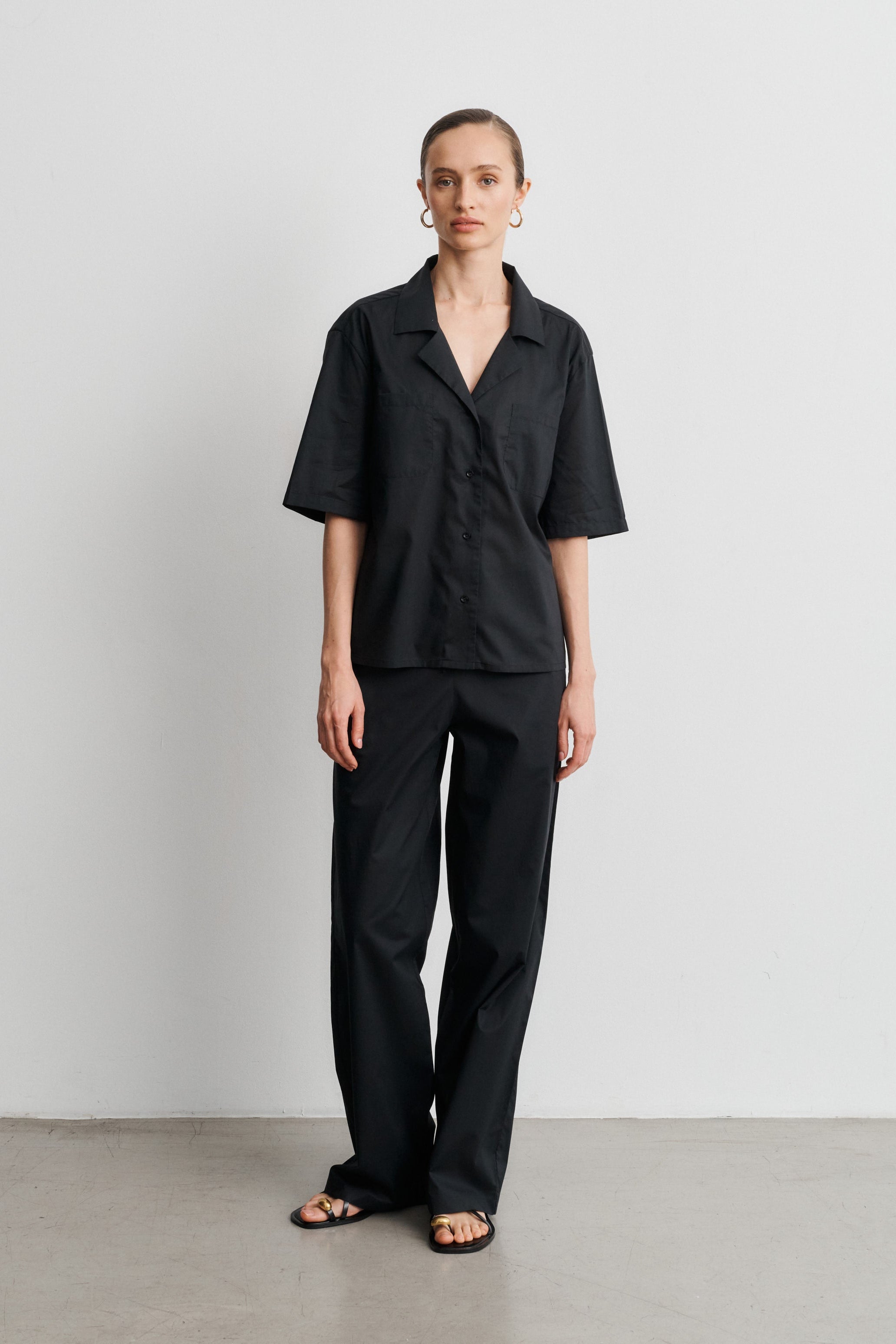 Chemise noir Chiara