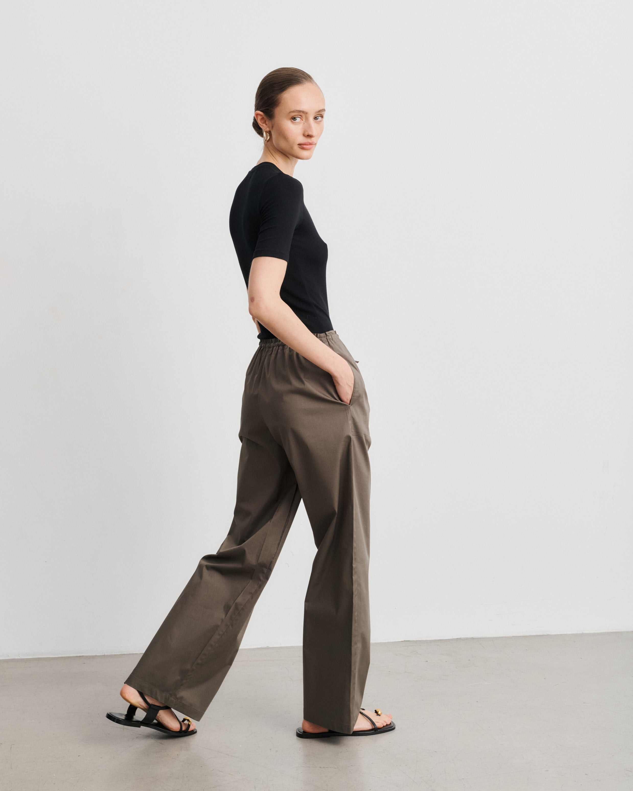 Pantalon taupe Lou