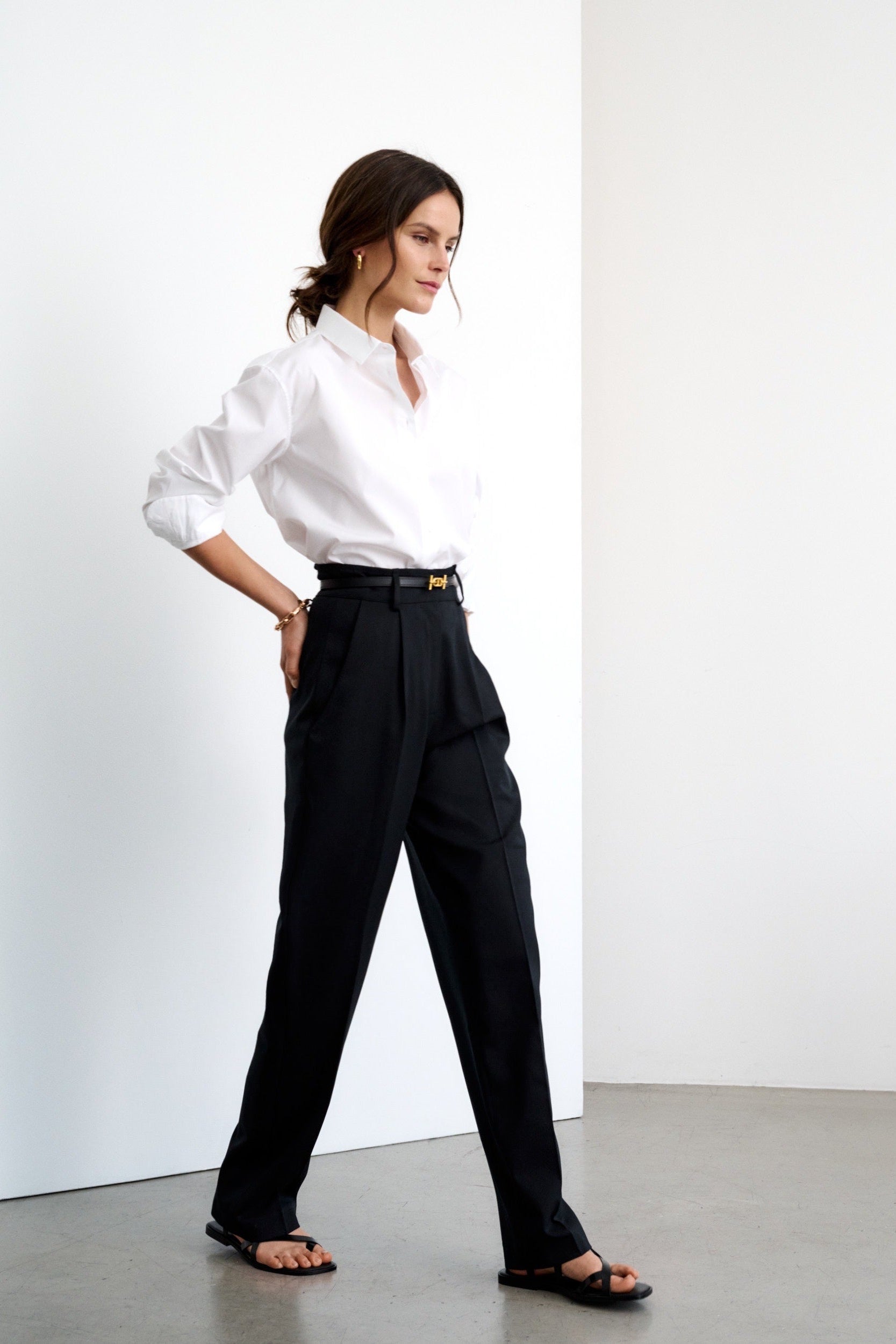 Pantalon noir Charvey