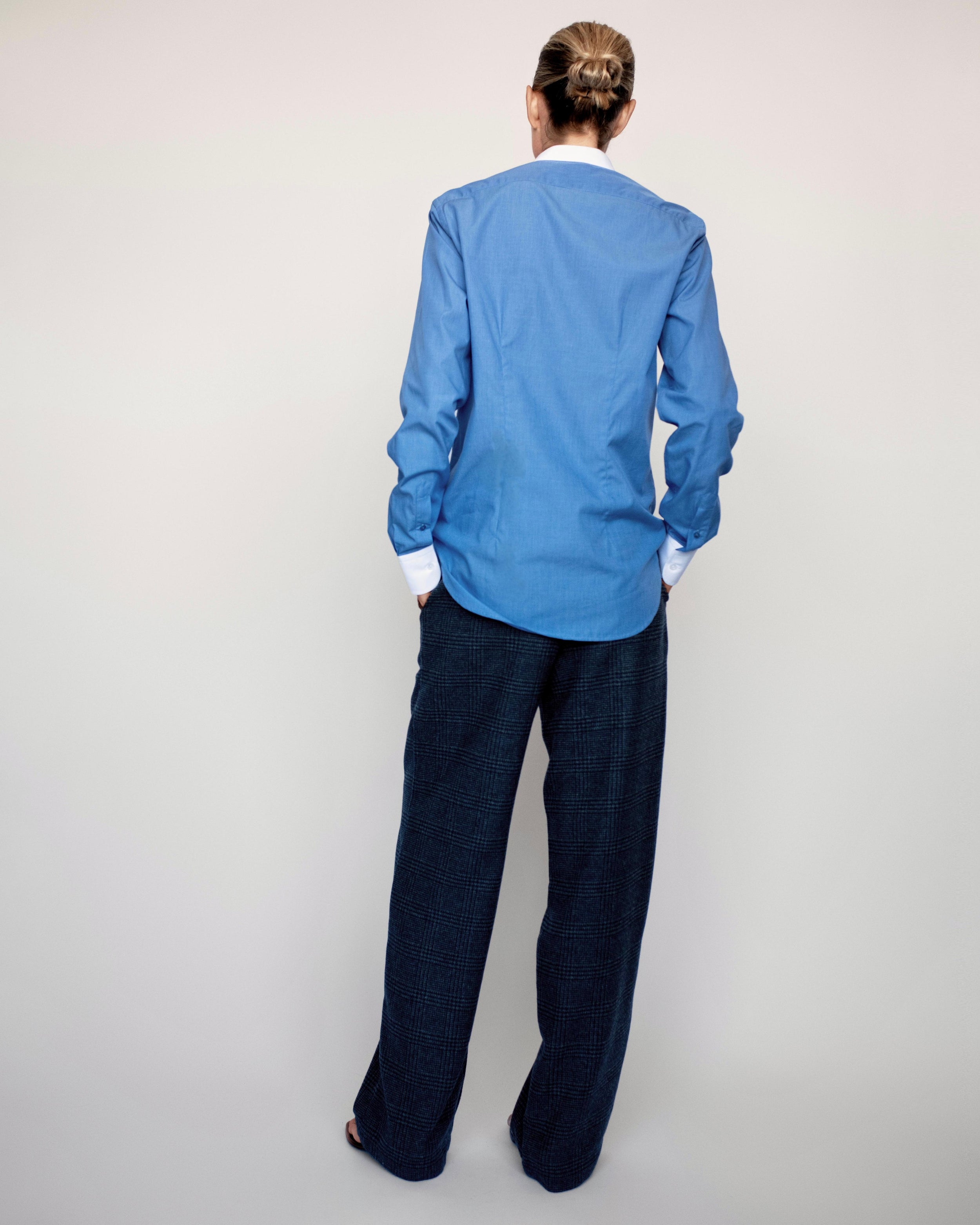 Chemise bleu profond Gabi