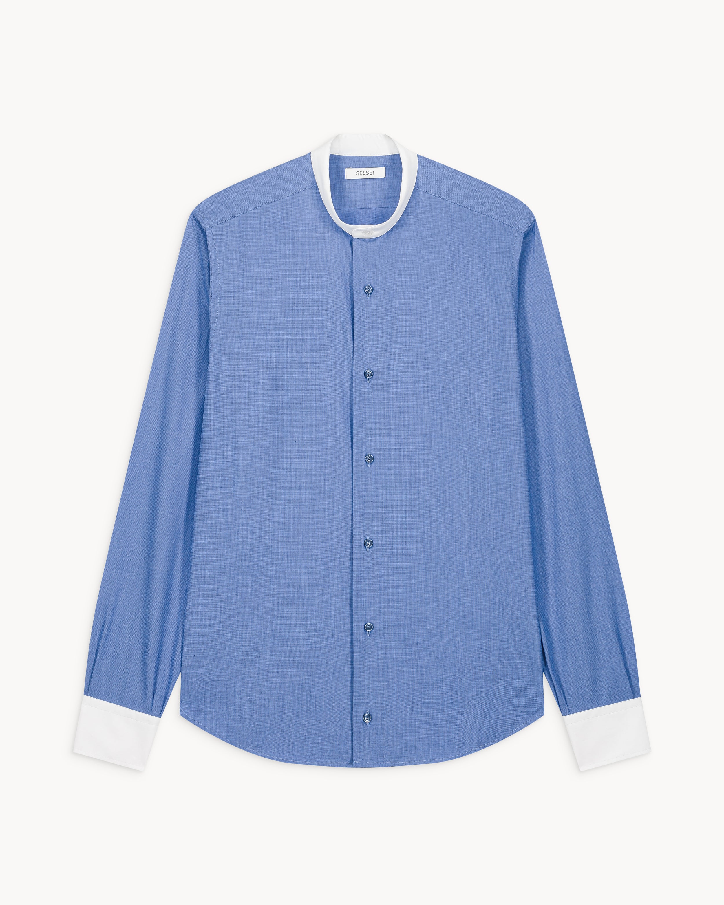 Chemise bleu profond Gabi