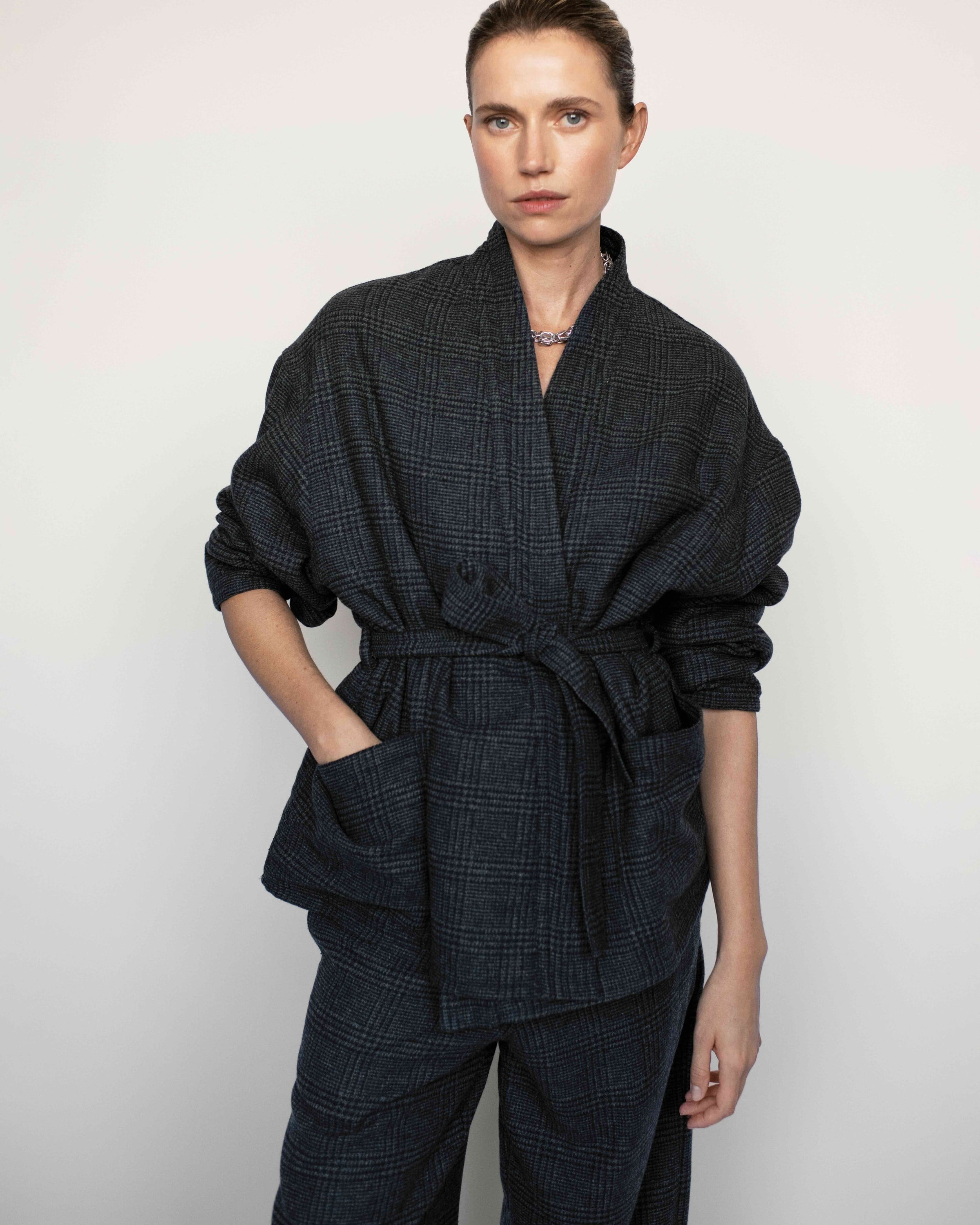 Kimono Prince-de-Galles Rumi