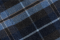 Coton et cachemire en tartan bleu 