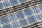 Flanelle de coton en tartan bleu