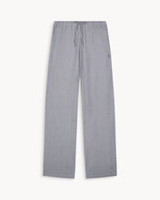 Charger l&#39;image dans la galerie, Pantalon en popeline de coton gris Lou
