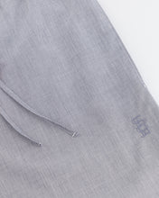 Charger l&#39;image dans la galerie, Pantalon en popeline de coton gris Lou
