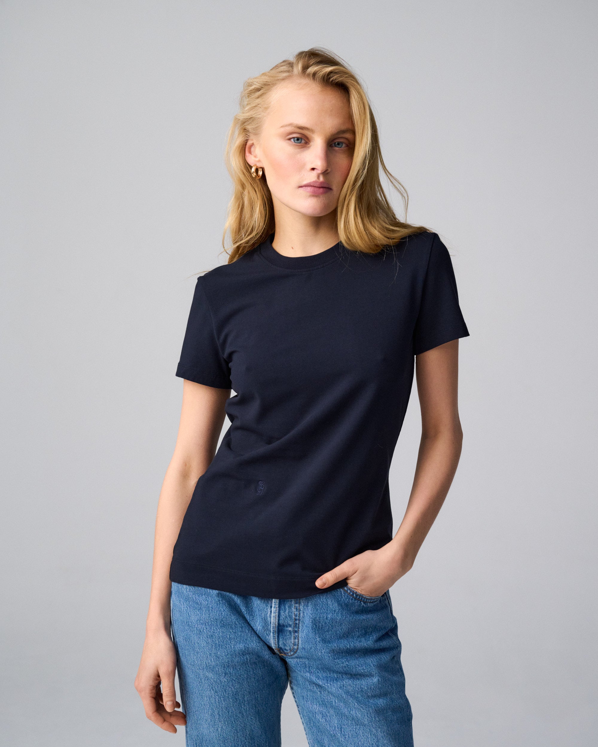  T-Shirt Le 90’s en coton bleu marine