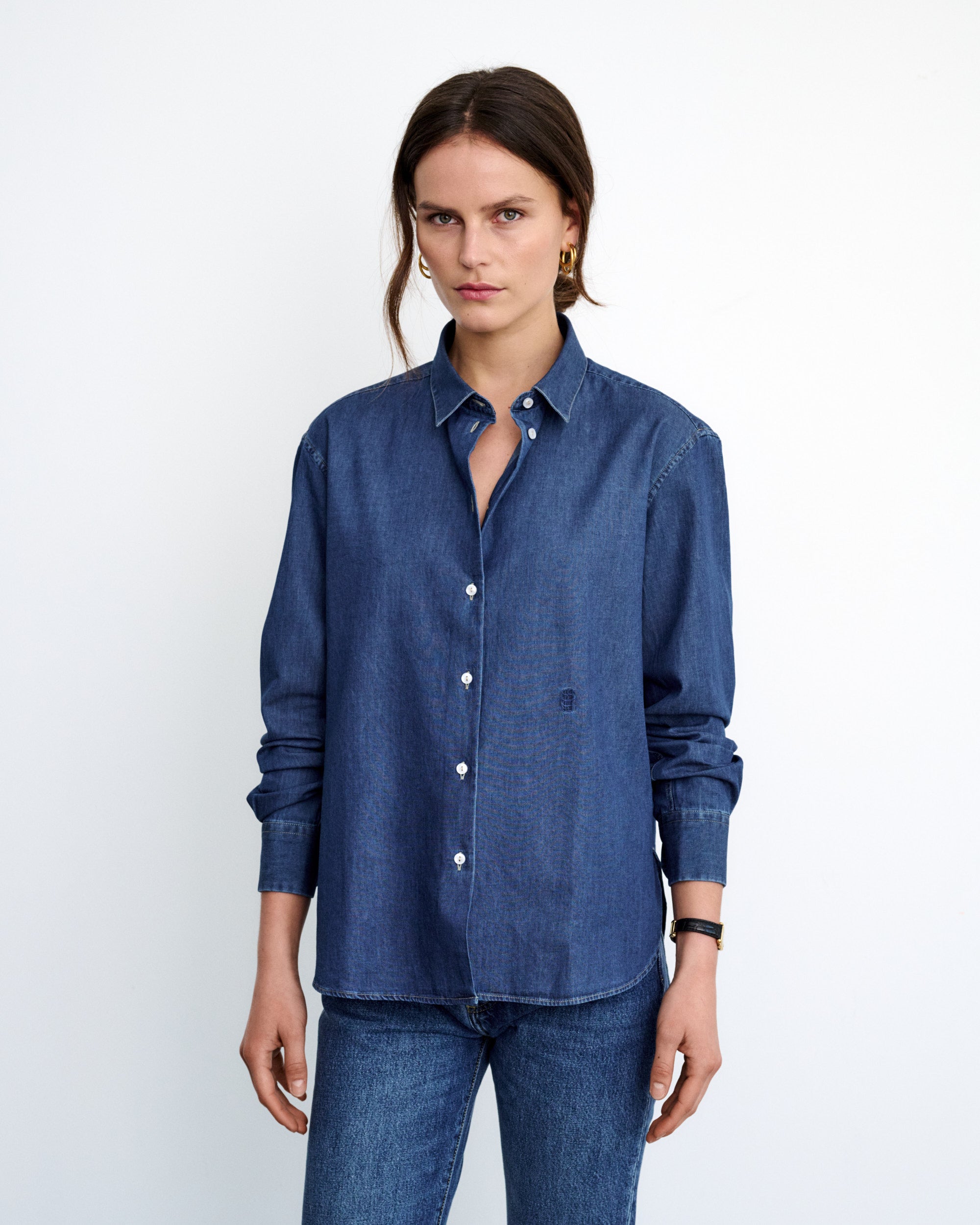 Chemise en chambray denim Esther