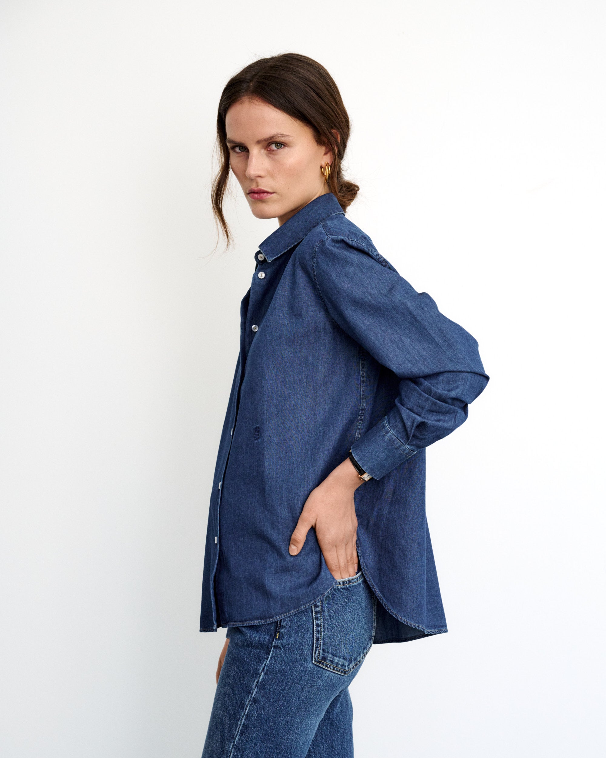 Chemise en chambray denim Esther