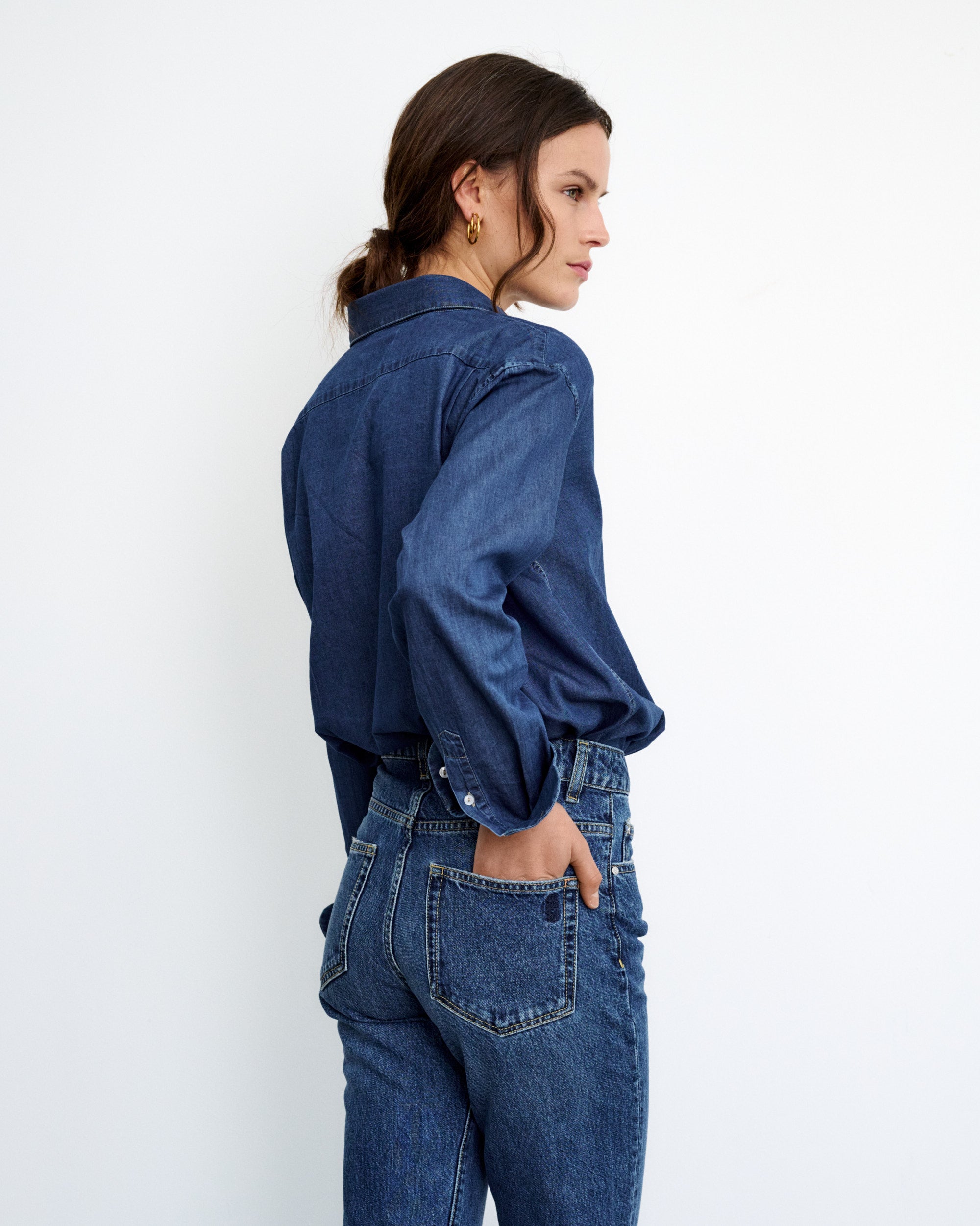 Spencer Straight Cut Blue Jeans