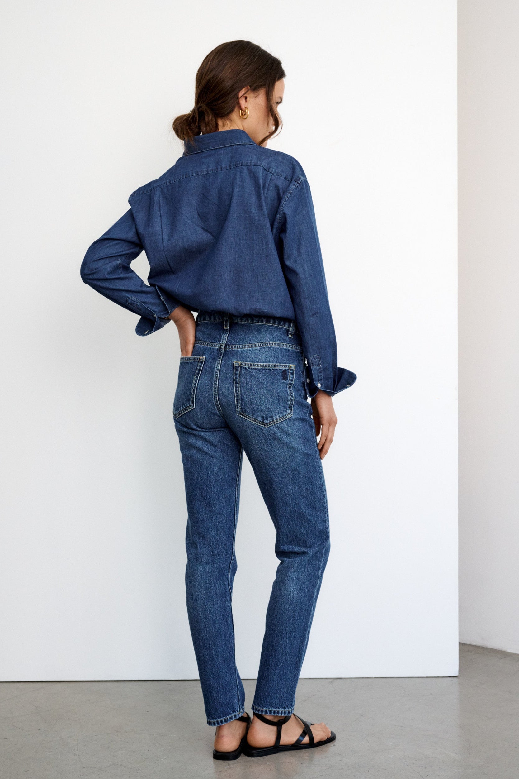 Spencer Straight Cut Blue Jeans