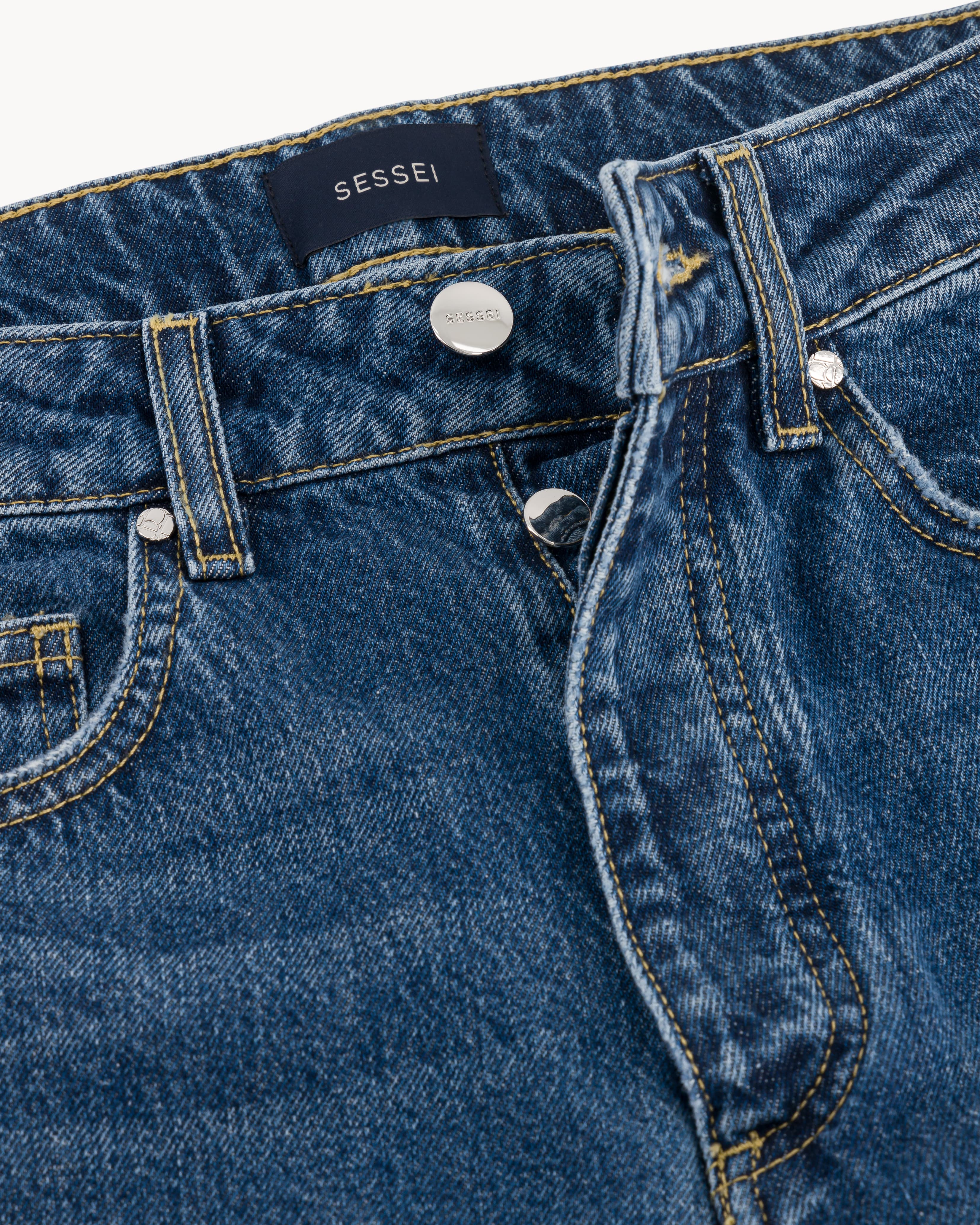 Jean bleu coupe droite Spencer