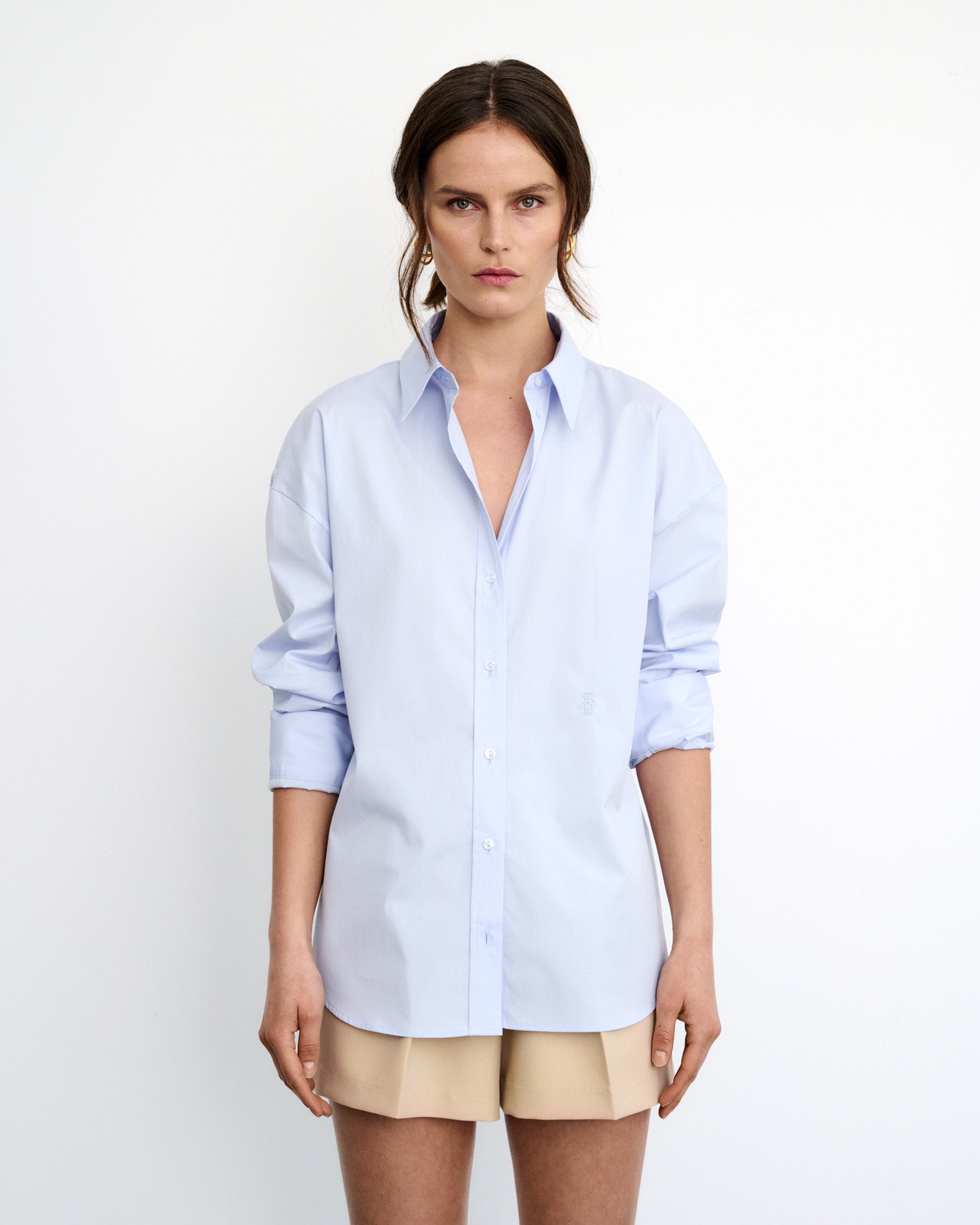 Chemise bleu ciel Kaia