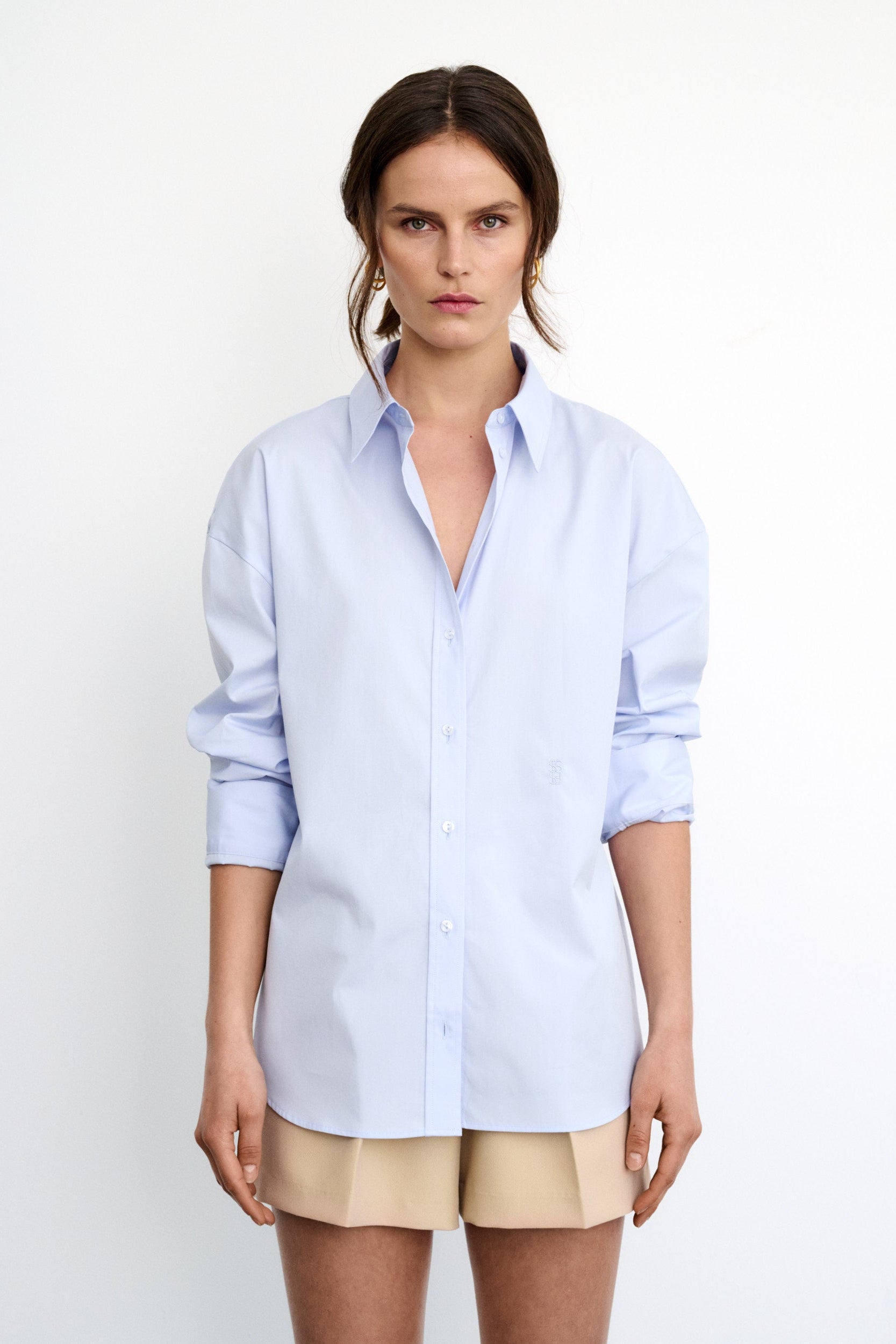 Chemise bleu ciel Kaia
